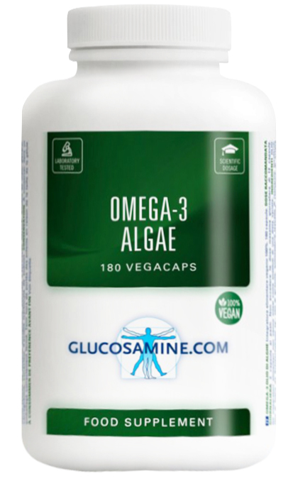 eine Dose Omega-3 Algenöl 